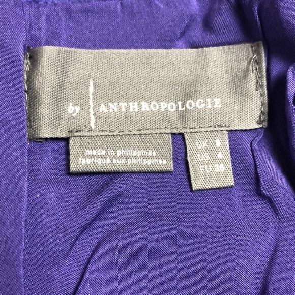 ❤️ 4 ❤️ NWT Anthro Skirt Ruched Asymmetrical Slit Faux Suede​ - Picture 4 of 8